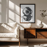 Vintage Diver - Nicholas Framed Art | Home or Office Art