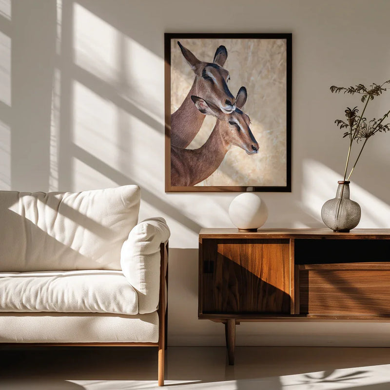 Do not worry, I'm here Framed Art Mathilde Guillemot | Home or Office Art