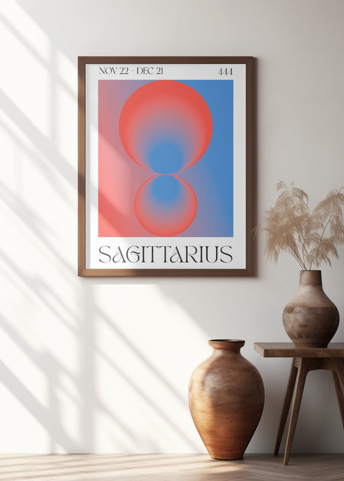 Sagittarius Framed Art Modern Wall Decor