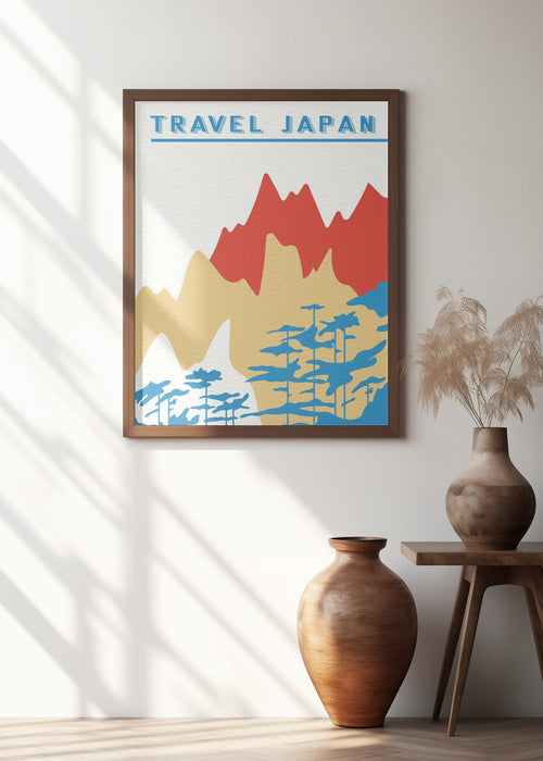 Traval Japan Minimilism Iii Framed Art Modern Wall Decor