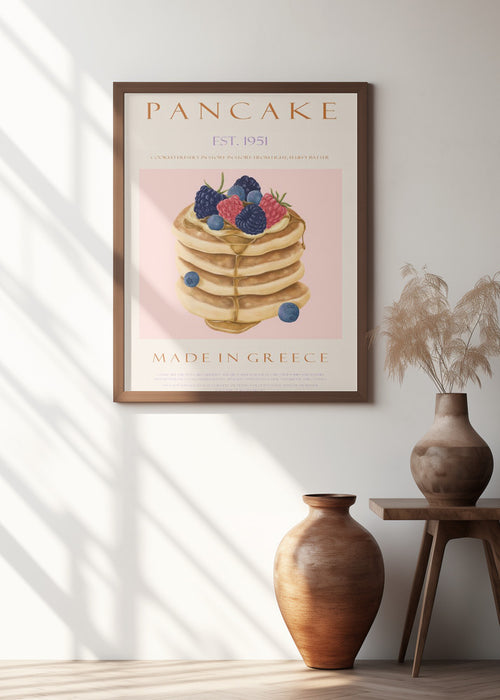 Pancakes Est. 1951 Framed Art Modern Wall Decor