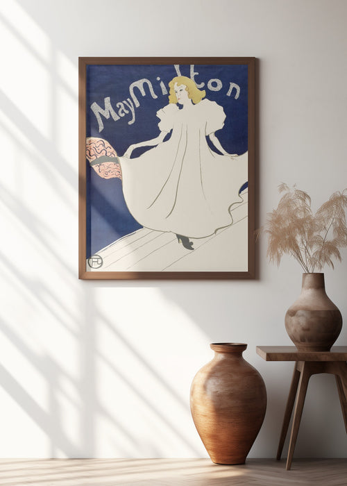 May Milton Poster(1895) Framed Art Modern Wall Decor
