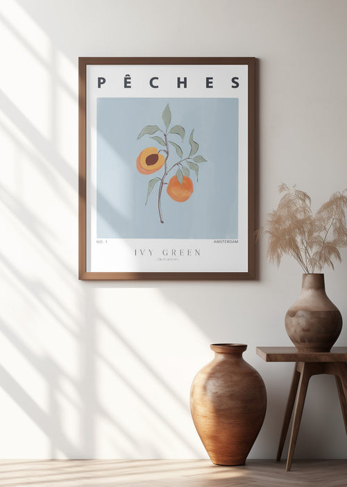 Peaches Framed Art Modern Wall Decor