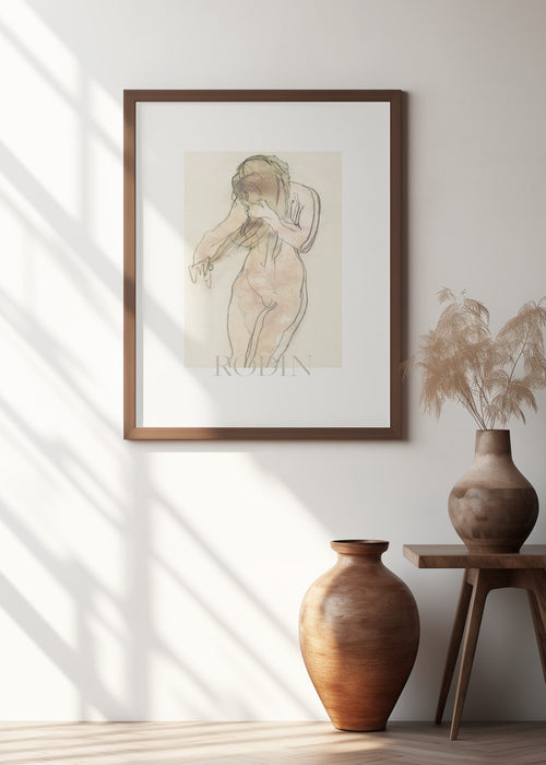 Study of Nude Framed Art Modern Wall Decor