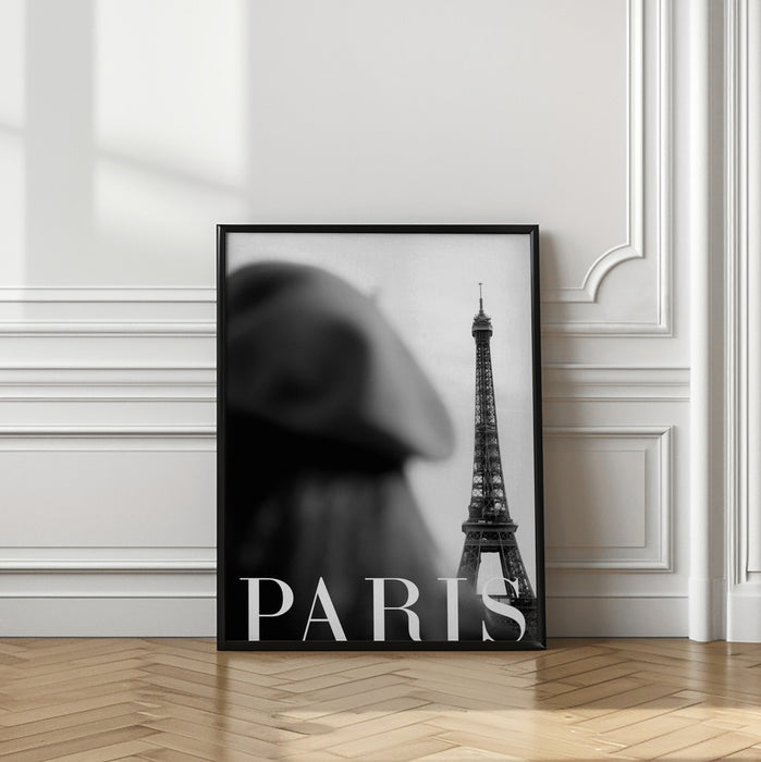 Paris Text 4 Framed Art Modern Wall Decor