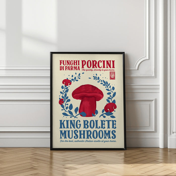 Porcini kitchen print Framed Art Modern Wall Decor