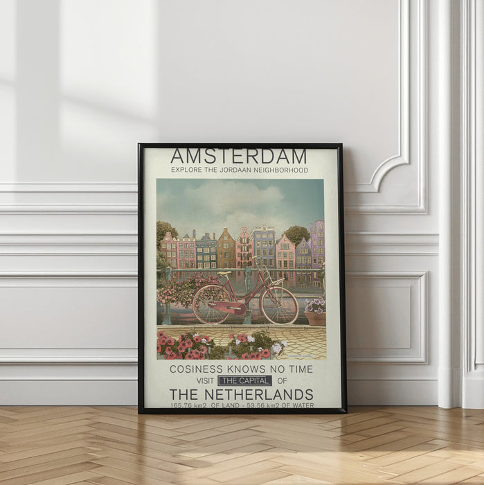 Amsterdam print Framed Art Modern Wall Decor