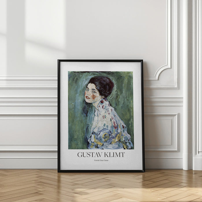 Porträt Einer Dame (1916–1917) Poster Framed Art Modern Wall Decor