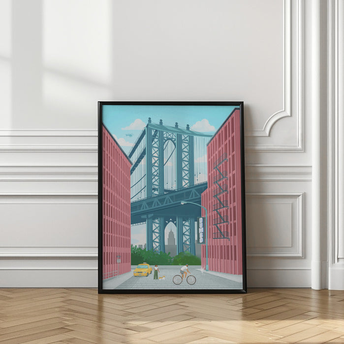 Dumbo, New York Framed Art Modern Wall Decor