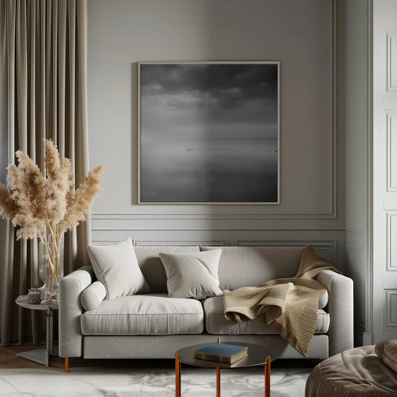 Sixty shades of gray Square Canvas Art  George Digalakis 