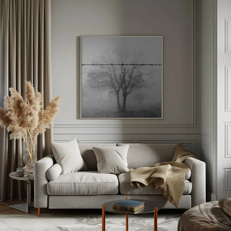 Goodbye cruel world by Wagdi Kala Square Canvas Print Art for Modern Home Decor. Decorate your office or living room with canvas artwork