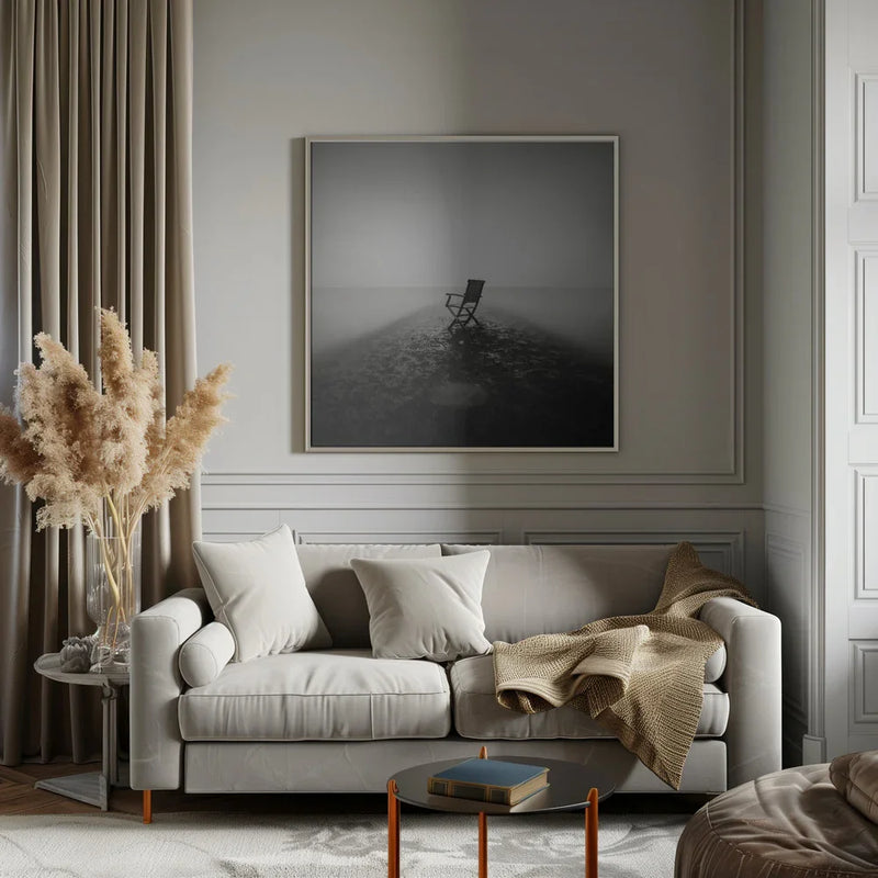 Sit down and relax by Christophe Staelens Square Canvas Print Art for Modern Home Decor. Decorate your office or living room with canvas artwork