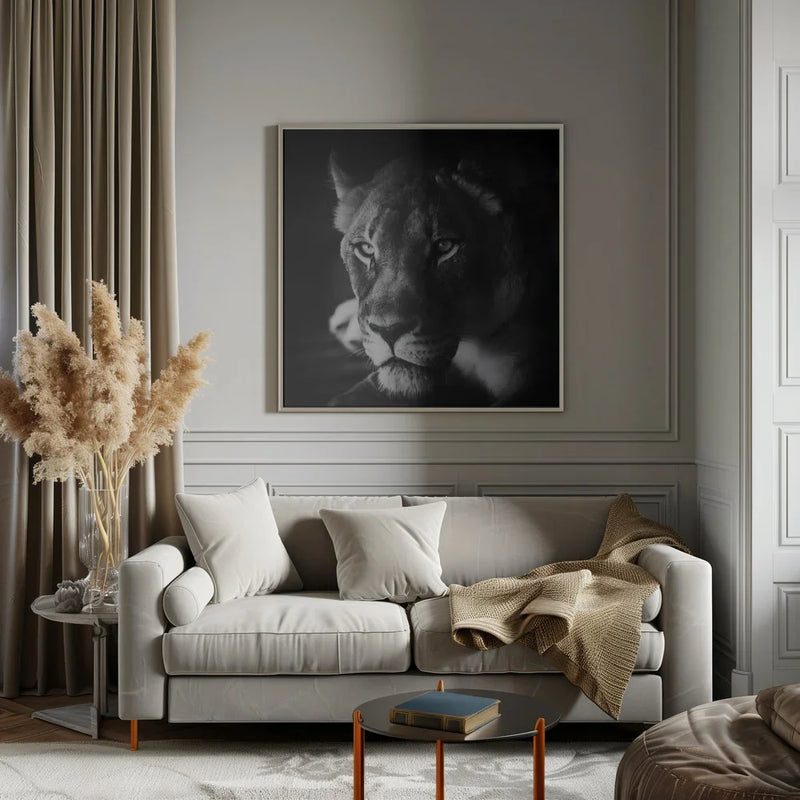 The Look Square Canvas Art  Jerry Berry 