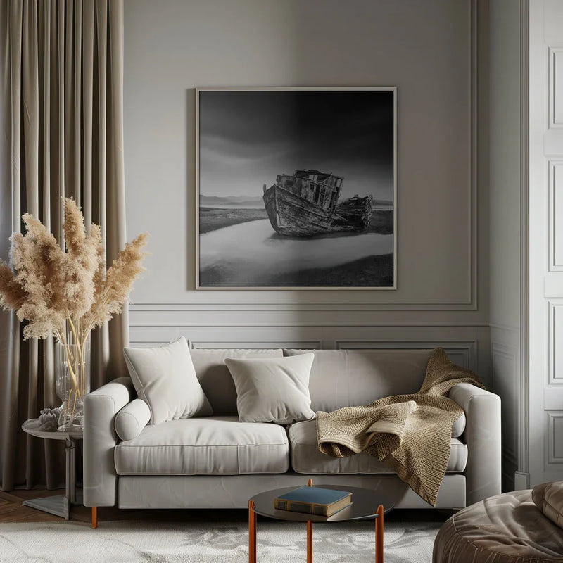 Dangerous Sea by George Digalakis Square Canvas Print Art for Modern Home Decor. Decorate your office or living room with canvas artwork