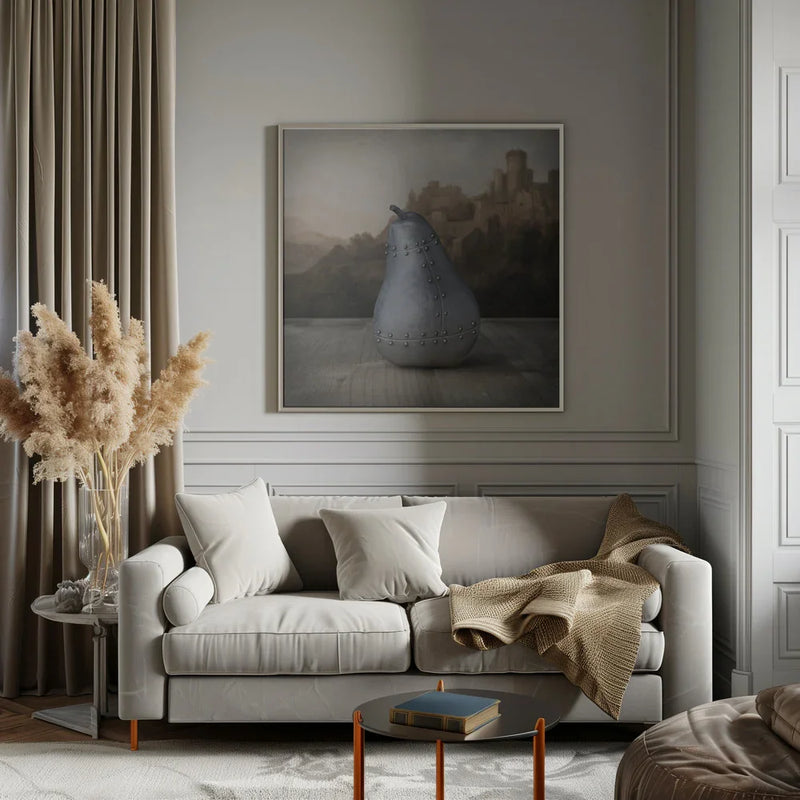 Still life 06 jenaro pérez villaamil by Mister Solo Square Canvas Print Art for Modern Home Decor. Decorate your office or living room with canvas artwork