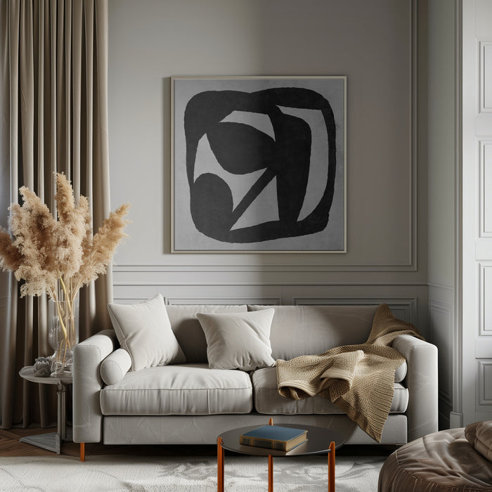 Abstract Melody Square Canvas Art Print