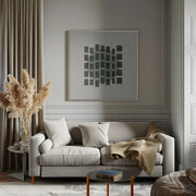 Minimalist Japandi 01 by THE MIUUS STUDIO Square Canvas Print Art for Modern Home Decor. Decorate your office or living room with canvas artwork