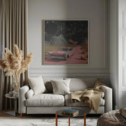 SpaceRide 6.0 by Samantha Hearn Square Canvas Print Art for Modern Home Decor. Decorate your office or living room with canvas artwork