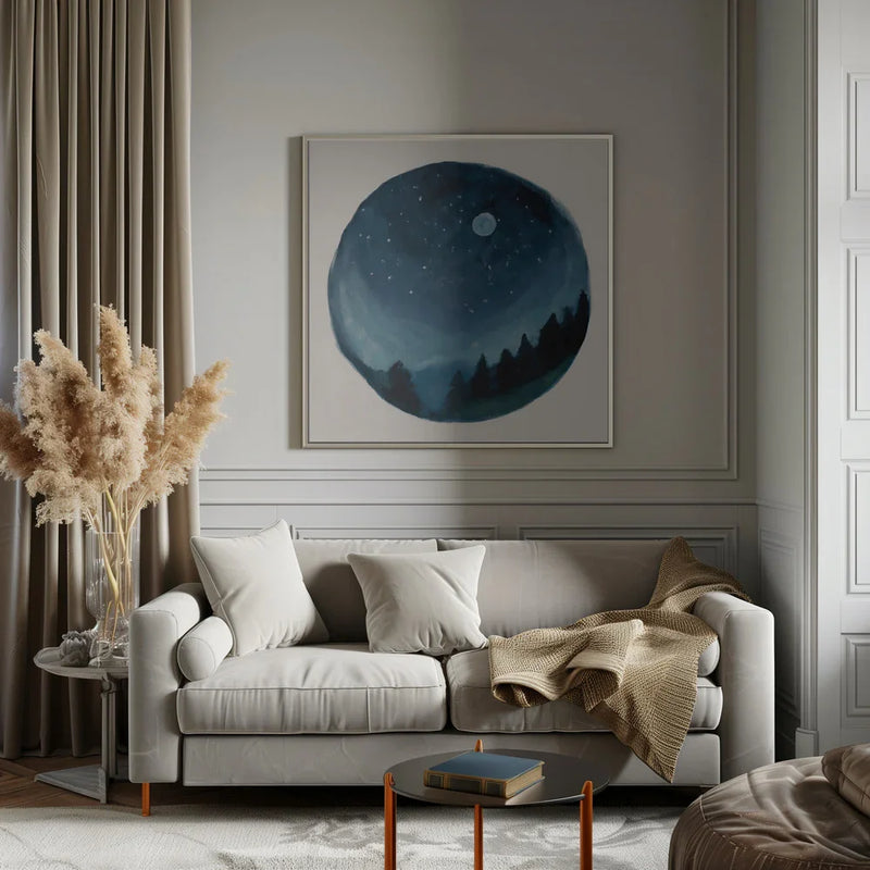 5. Around the World by Merel Takken Square Canvas Print Art for Modern Home Decor. Decorate your office or living room with canvas artwork