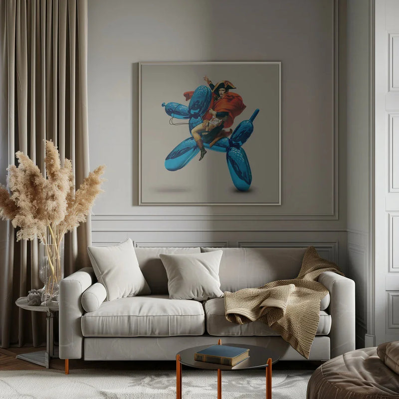 Fake Conqueror by Dikhotomy Square Canvas Print Art for Modern Home Decor. Decorate your office or living room with canvas artwork