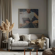 This Is How a Road Gets Made by Vertigo Artography Square Canvas Print Art for Modern Home Decor. Decorate your office or living room with canvas artwork