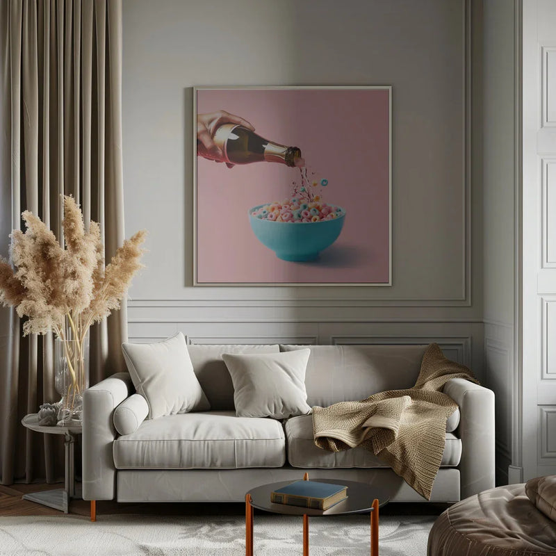 Good Morning by Artem Pozdniakov Square Canvas Print Art for Modern Home Decor. Decorate your office or living room with canvas artwork