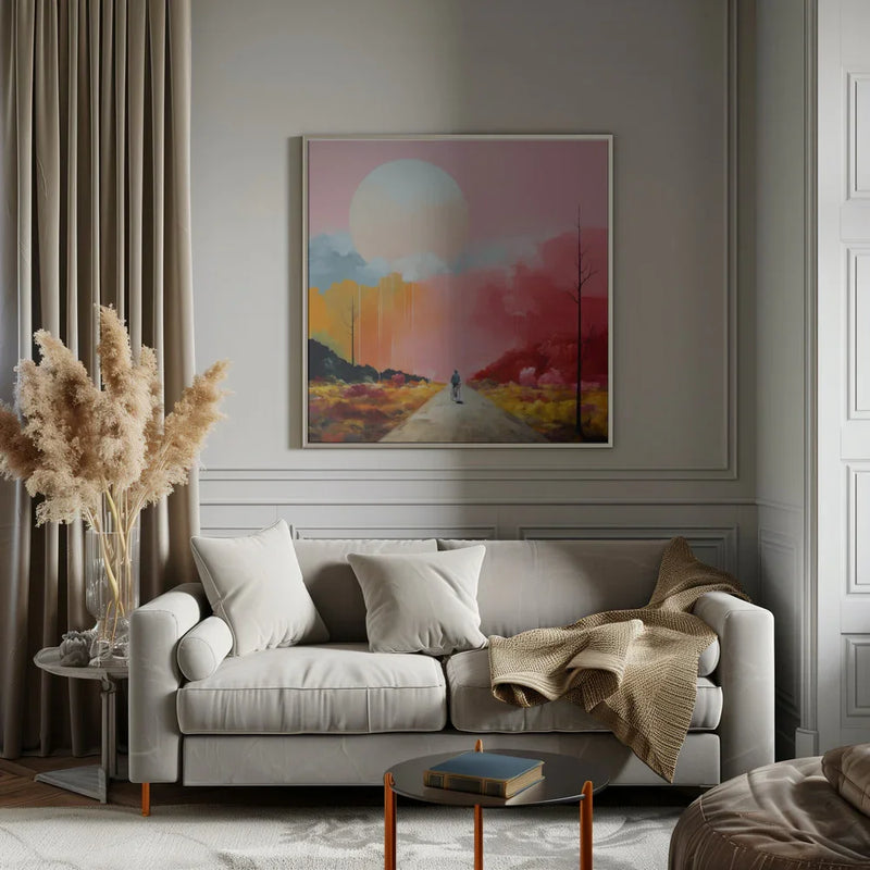 Second World 2 by Justyna Jaszke Square Canvas Print Art for Modern Home Decor. Decorate your office or living room with canvas artwork