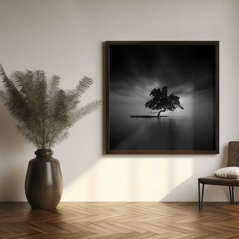 Back Light by Rony Tjayana Square Canvas Print Art for Modern Home Decor. Decorate your office or living room with canvas artwork