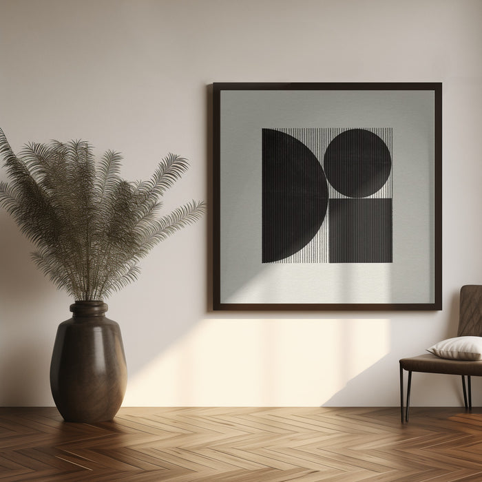 Paper Object No7 Square Poster Art Print by THE MIUUS STUDIO