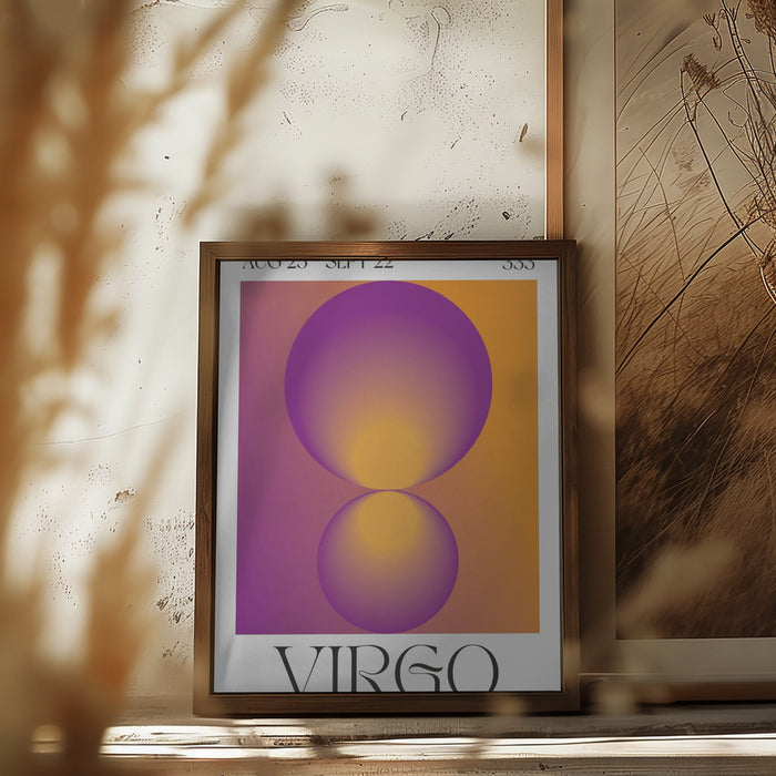 Virgo Framed Art Modern Wall Decor