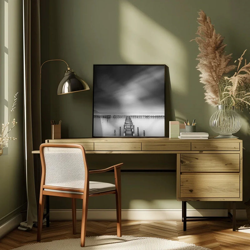 By the Sea 012 Square Canvas Art  George Digalakis 