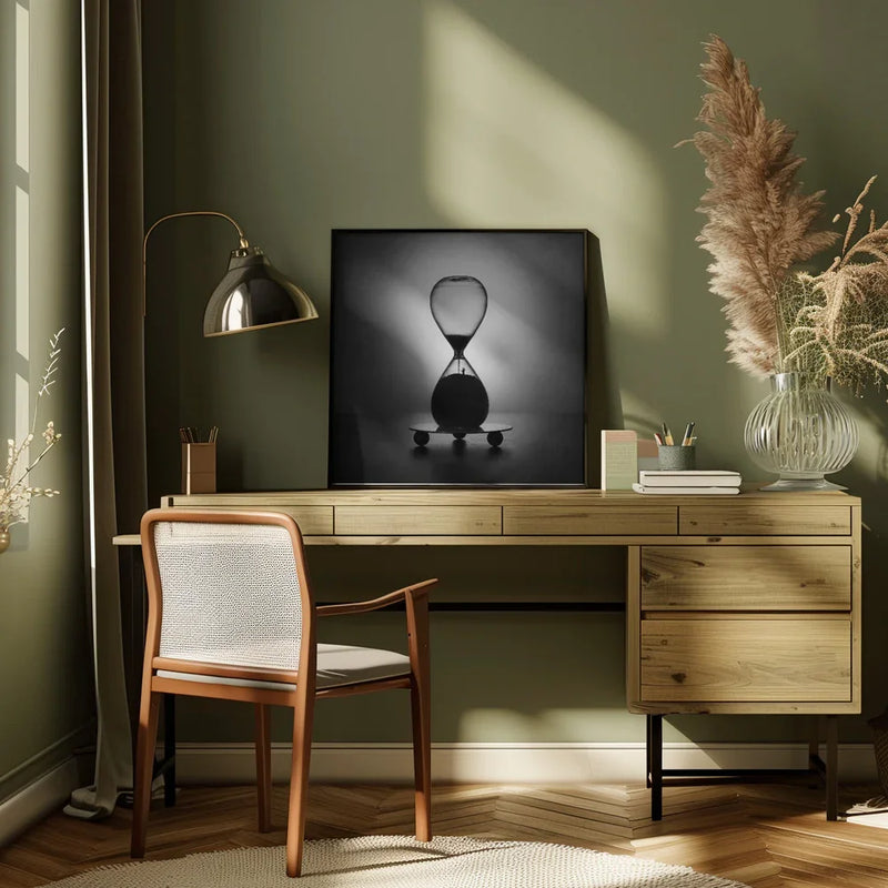 Hourglass by Victoria Glinka Square Canvas Print Art for Modern Home Decor. Decorate your office or living room with canvas artwork