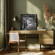 Piano player by Wilma Wijers Smeets Square Canvas Print Art for Modern Home Decor. Decorate your office or living room with canvas artwork