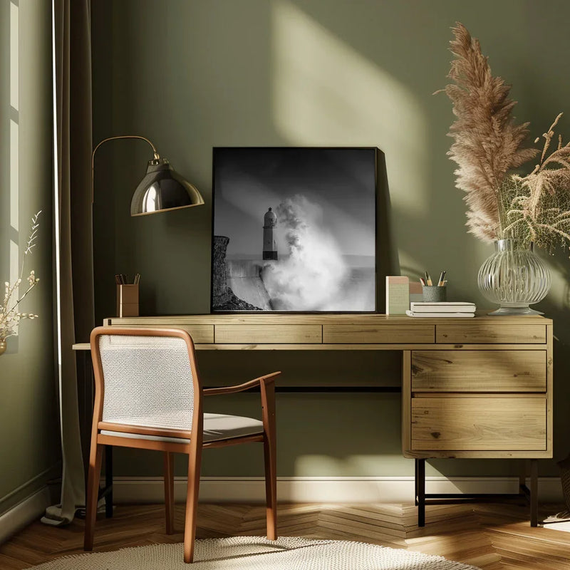 Hand of Poseidon by Robert Bolton Square Canvas Print Art for Modern Home Decor. Decorate your office or living room with canvas artwork