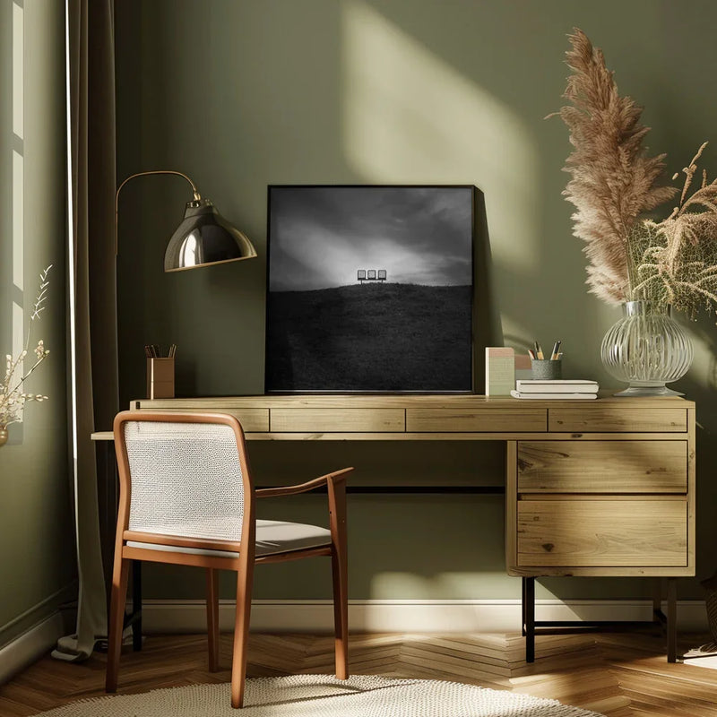 Emptiness by Jan Rauwerdink Square Canvas Print Art for Modern Home Decor. Decorate your office or living room with canvas artwork