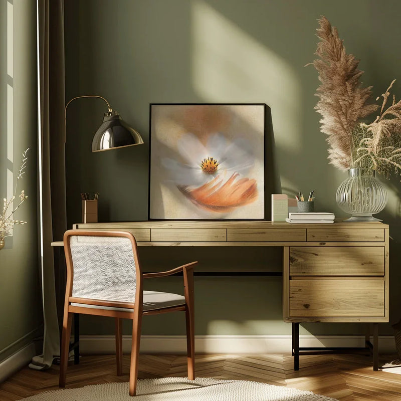 Light as a Feather by Gaille Gray Square Canvas Print Art for Modern Home Decor. Decorate your office or living room with canvas artwork