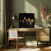 Ushguli Impression by Mozart Chan Square Canvas Print Art for Modern Home Decor. Decorate your office or living room with canvas artwork