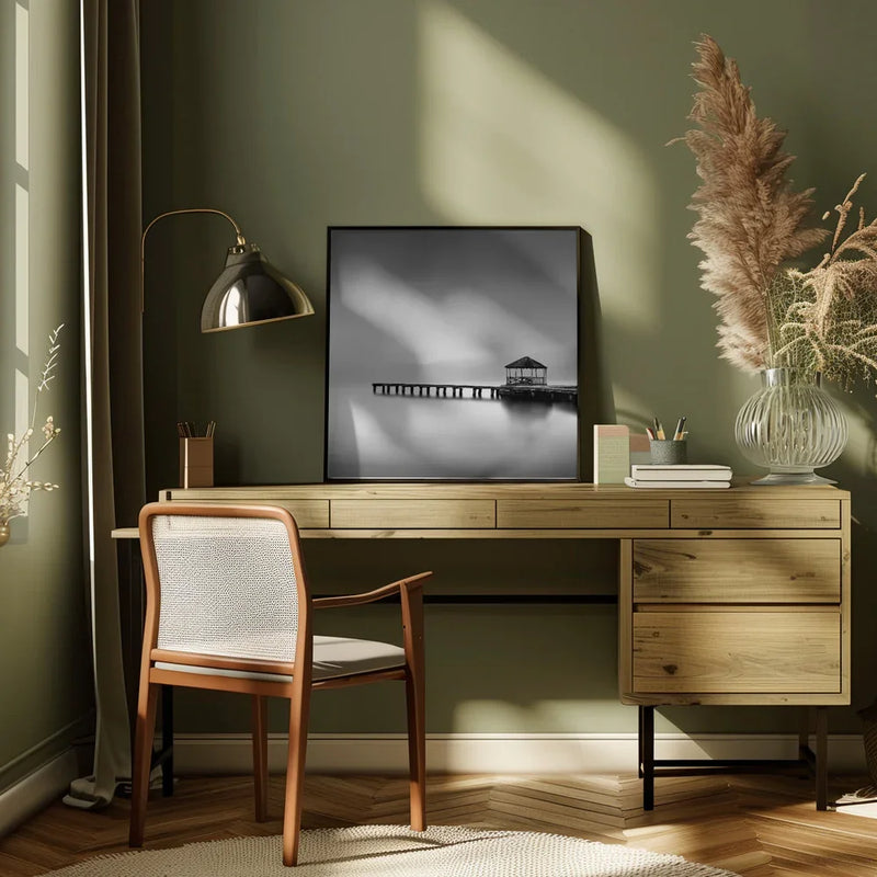 Whispering Lakes 019 by George Digalakis Square Canvas Print Art for Modern Home Decor. Decorate your office or living room with canvas artwork