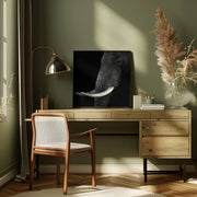 Elephant profile Square Canvas Art  Hannes Bertsch 