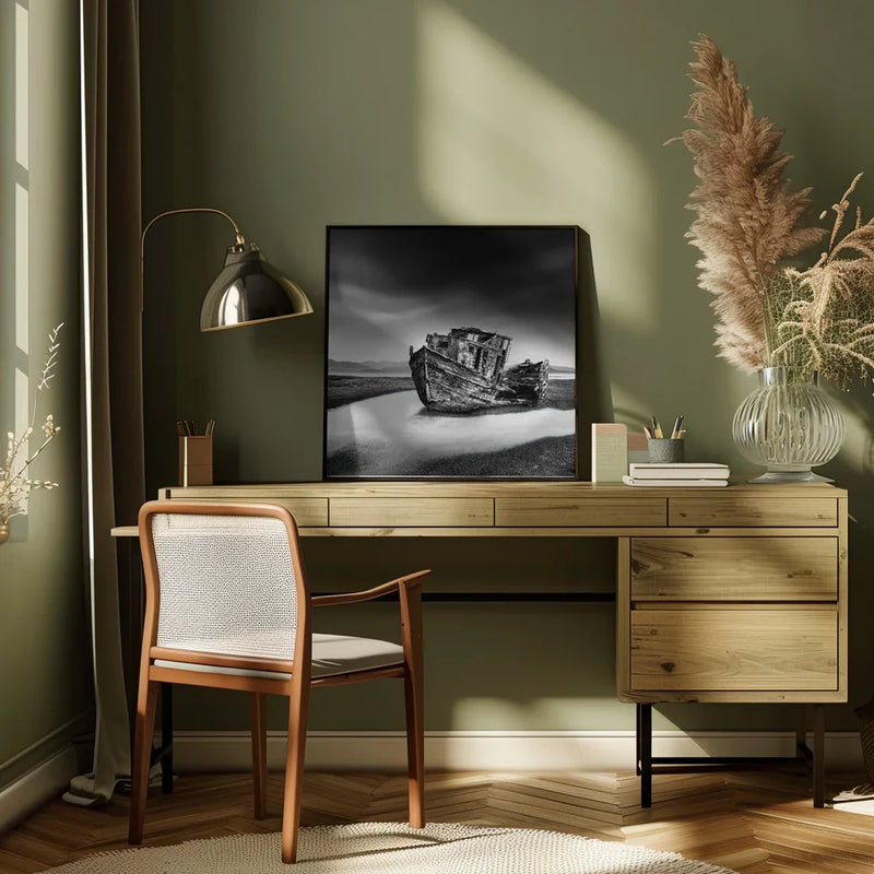 Dangerous Sea by George Digalakis Square Canvas Print Art for Modern Home Decor. Decorate your office or living room with canvas artwork