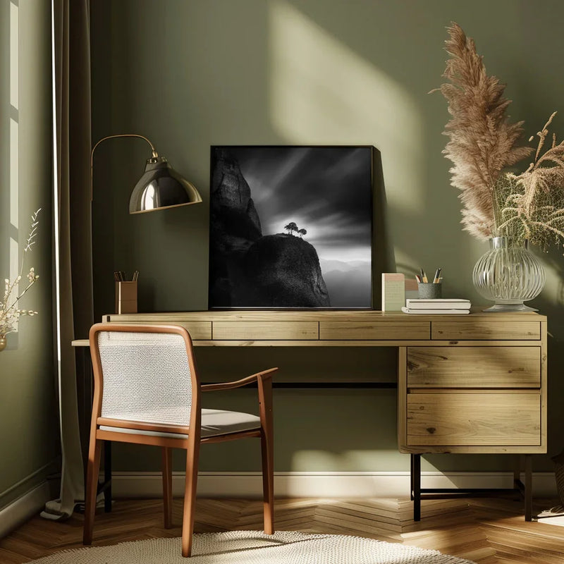 Meteora Impressions by George Digalakis Square Canvas Print Art for Modern Home Decor. Decorate your office or living room with canvas artwork