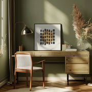 Paper Object No8 by THE MIUUS STUDIO Square Canvas Print Art for Modern Home Decor. Decorate your office or living room with canvas artwork