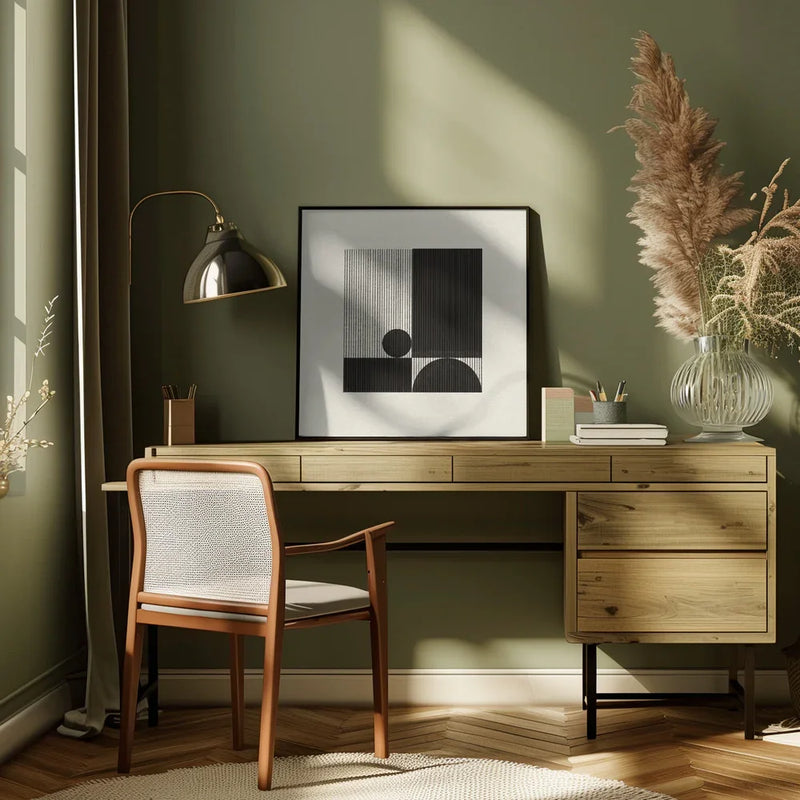 Paper Object No4. by THE MIUUS STUDIO Square Canvas Print Art for Modern Home Decor. Decorate your office or living room with canvas artwork