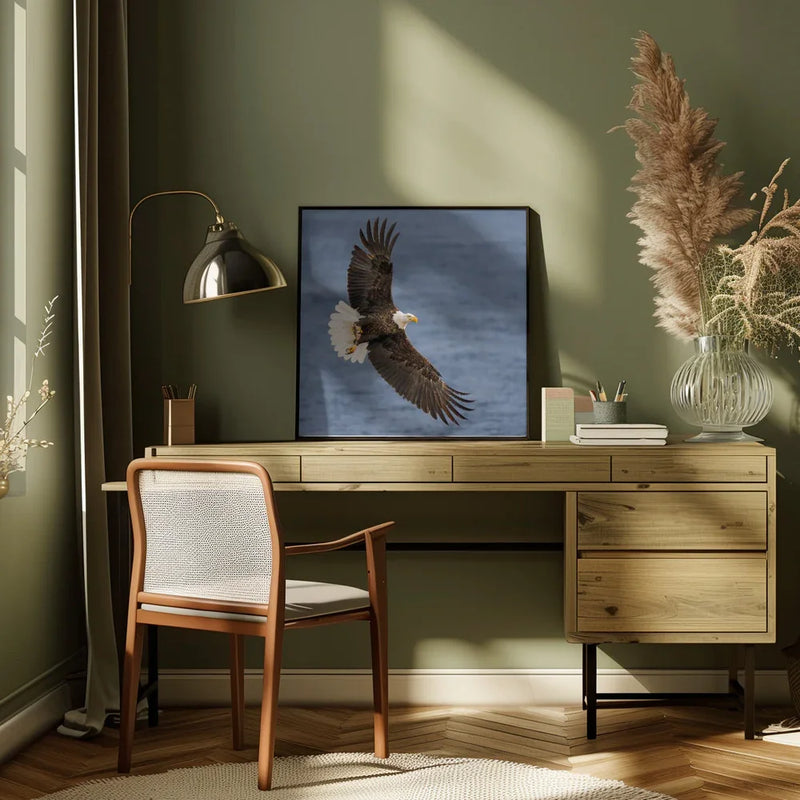 Show Off the Catch by John Fan Square Canvas Print Art for Modern Home Decor. Decorate your office or living room with canvas artwork