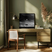 Stories under the Moon (No.5) by Hsiao-Yang Fei Square Canvas Print Art for Modern Home Decor. Decorate your office or living room with canvas artwork