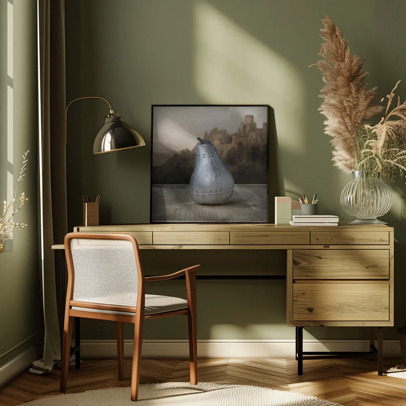 Still life 06 jenaro pérez villaamil by Mister Solo Square Canvas Print Art for Modern Home Decor. Decorate your office or living room with canvas artwork