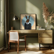 David Lynch Rabbit Square Canvas Art  Famous When Dead 