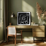 Black Scribble Lines 1 by Sharyn Bursic Square Canvas Print Art for Modern Home Decor. Decorate your office or living room with canvas artwork