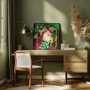 Horse-Animal Trilogy Square Canvas Art  Shriya Bhattacharya 