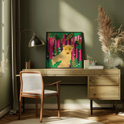 Leopard-Animal Trilogy Square Canvas Art  Shriya Bhattacharya 